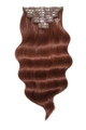 Mahogany - Deluxe 20" Silk Seamless Clip In Human Hair Extensions 200g